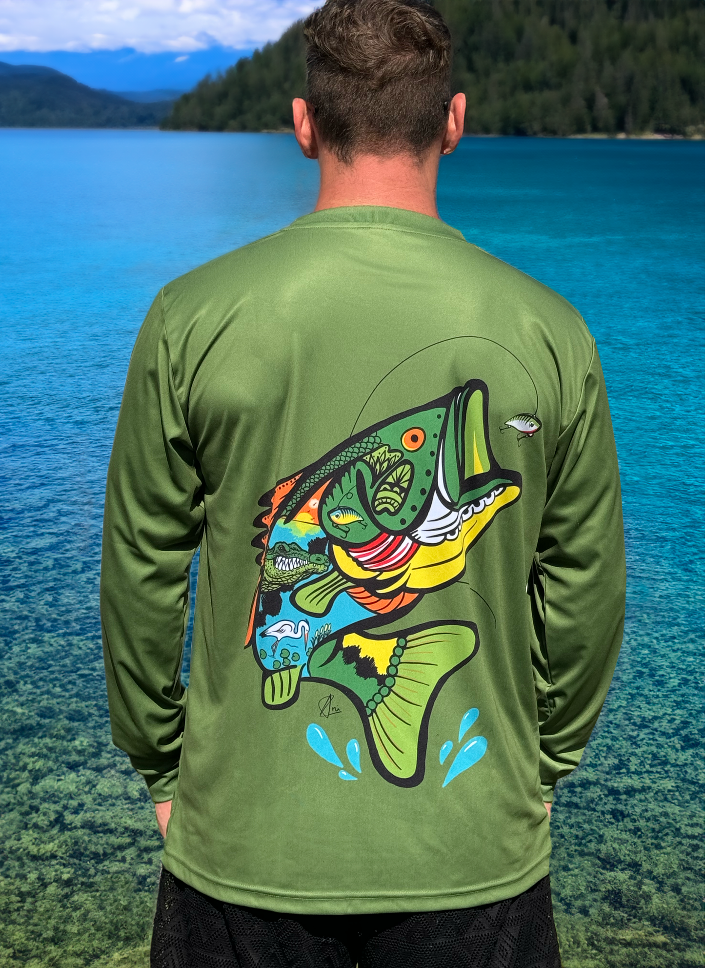 Bass Fish - Fishing Shirt