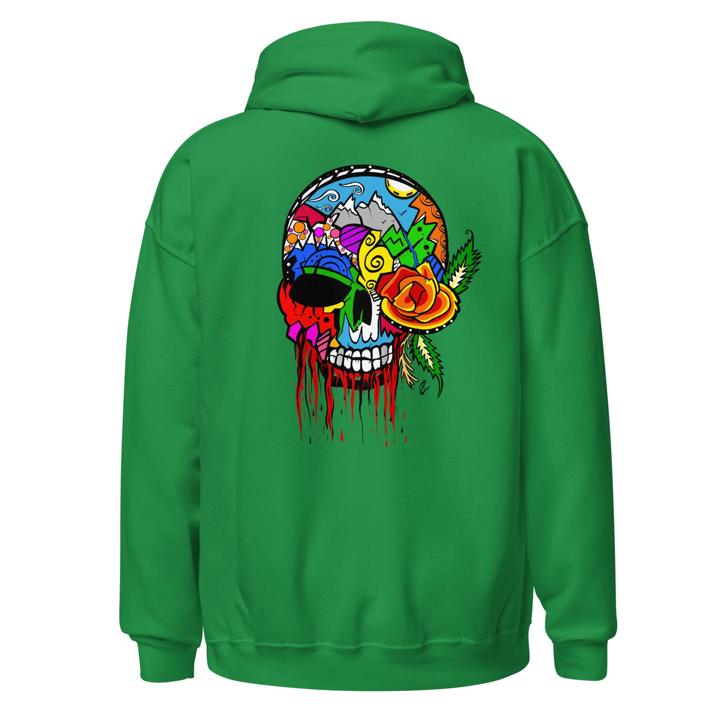 Rose Skull - Unisex Hoodie